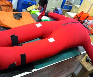 SHM Ship Care Pvt Ltd Air Inflation of Suit