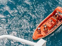 SHM Ship Care Pvt Ltd Rescue Boat Launch Test