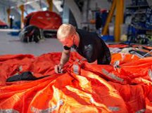 SHM Ship Care Pvt Ltd Liferaft Inflation & Pressure Test